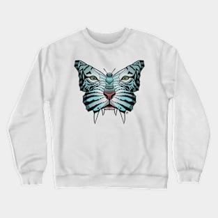 Tiger Butterfly Crewneck Sweatshirt